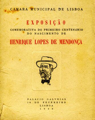 Capa do catálogo da exposição no Palácio Galveias